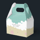 Söt strand födelsedag sand vågor presentlåda<br><div class="desc">Strandfestpresentlådor Illustrerad strand med vågor och sand</div>