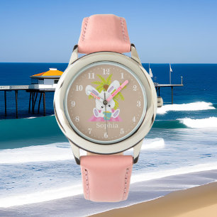 Söt strandbunke, lägg till namn armbandsur