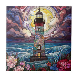 Söt strandfyr älskare kakelplatta