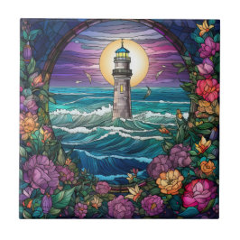 Söt strandfyr älskare kakelplatta