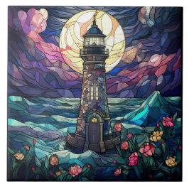 Söt strandfyr älskare kakelplatta