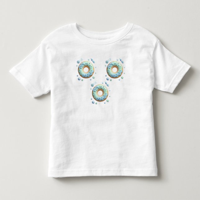 Söt Strössel Donut Baby Bodysuit T Shirt (Framsida)