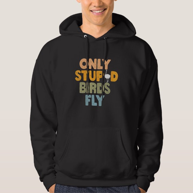 Söt struts hoodie (Framsida)