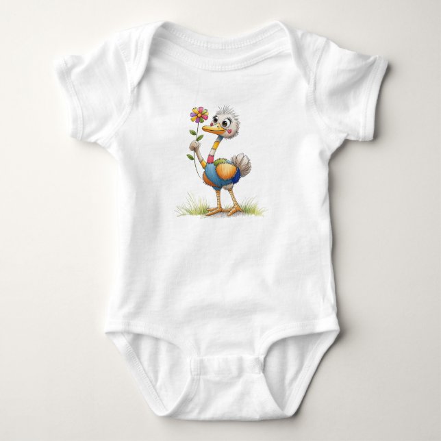 Söt struts t shirt (Framsida)