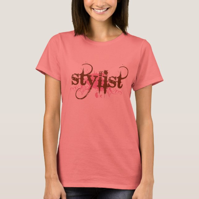 Söt Stylist Grunge Womens Tee shirt (Framsida)