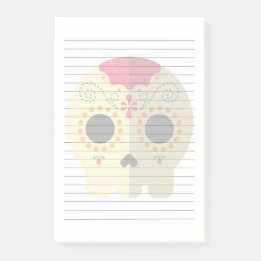Söt Sugar Skull PostIT-anteckningar Post-it Block
