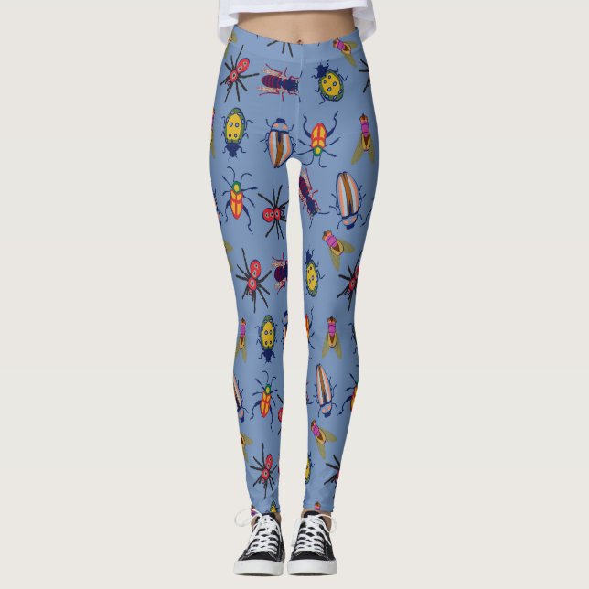Söt Summer Mönster Leggings (Framsida)