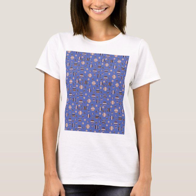 Söt Summer Mönster T Shirt (Framsida)