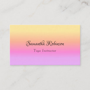 Söt Summer Sunrise Design Visitkort