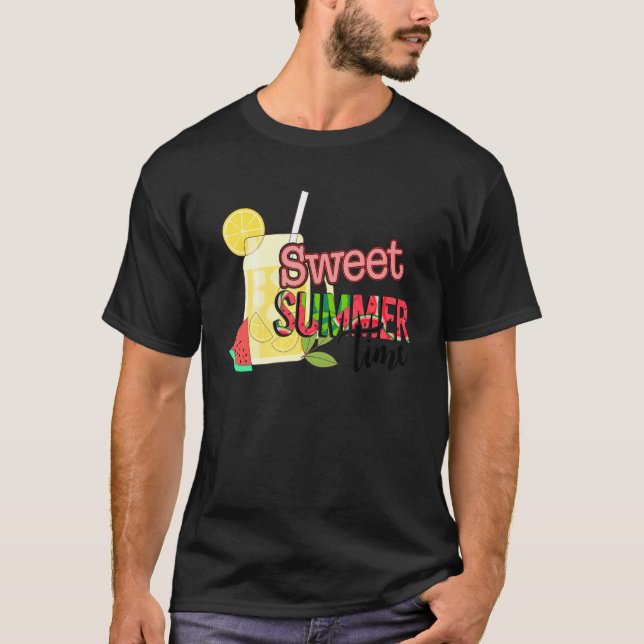 Söt Summertime T Shirt (Framsida)