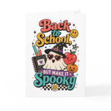 Söt Summerween-lärare Tillbaka till skolan Spöklik