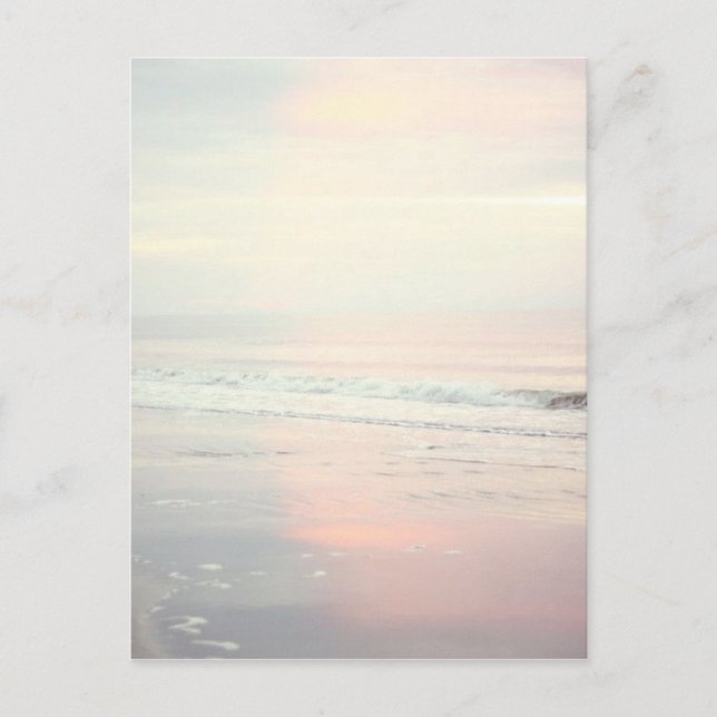 Söt Sunrise Beach Scene Vykort (Framsida)
