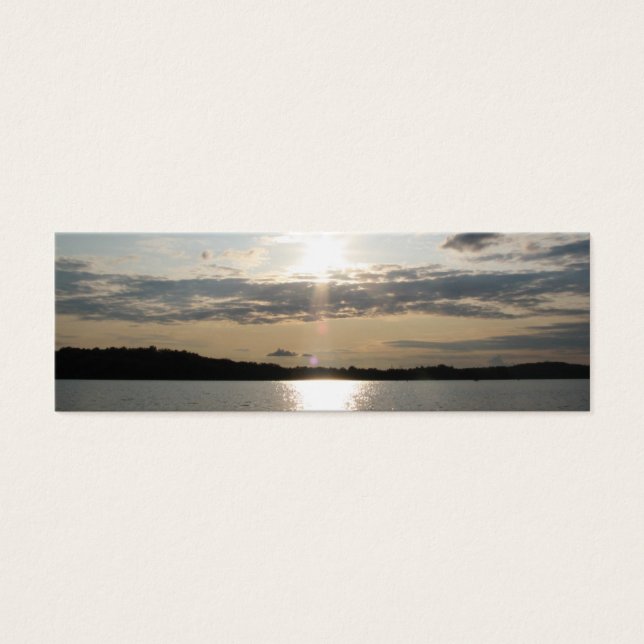 Söt Sunset Bookmark Litet Visitkort (Framsidan)