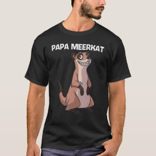 Söt Surikat För Män Pojkar Pappa Surikat Mangust T Shirt