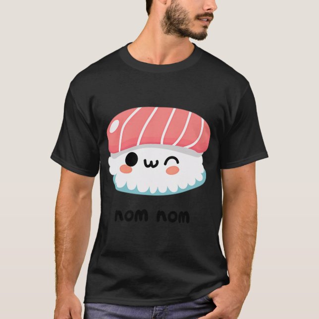 Söt Sushi-design T Shirt (Framsida)