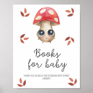 Söt svamp - Böcker för baby-affisch Poster
