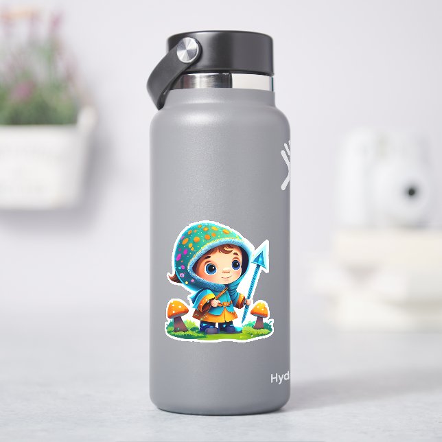 Söt svamp dekalpaket klistermärken (HydroFlask)