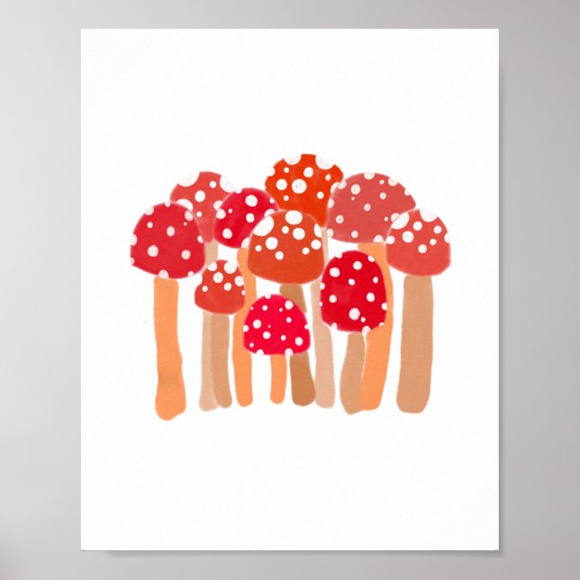 Söt svampplatsbyrå poster (Framsidan)