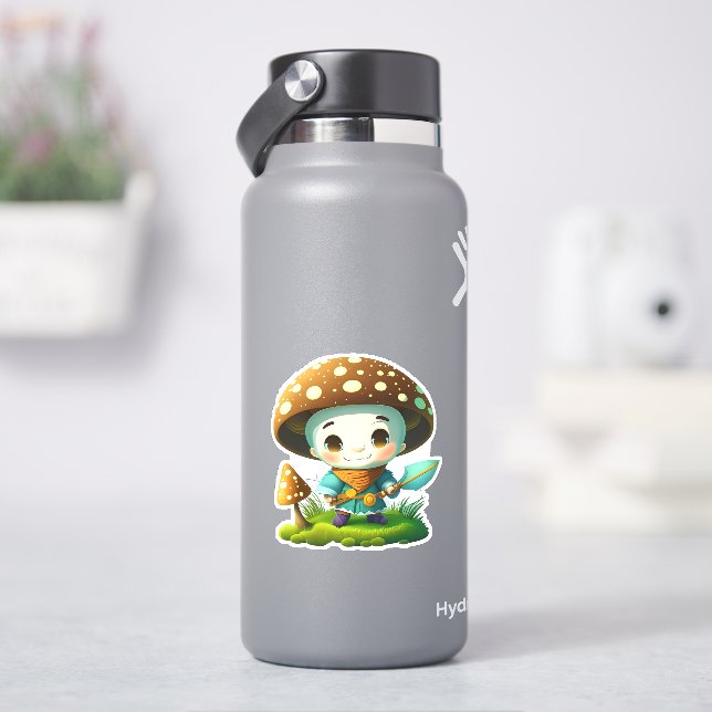 Söt svampstickerpaket klistermärken (HydroFlask)