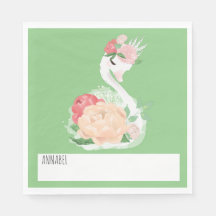 Söt Svan Personlig skollunch-meddelande Nap