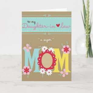 Söt svärdotter Mamma-kort Kort