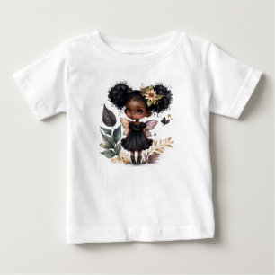 Söt svart älva t shirt