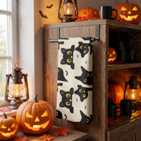 Söt Svart Katt Halloween