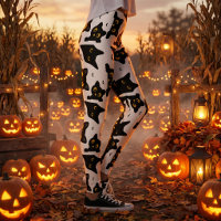 Söt svart katt Halloween