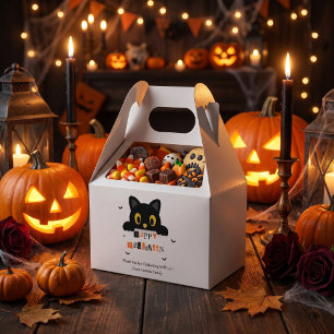 Söt Svart Katt Halloween Presentaskar