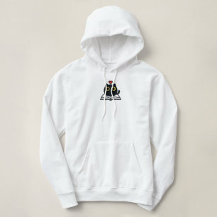 Söt svart Kawaii katt som läser bok tecknad serie T Shirt