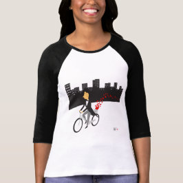 Söt, svart och vit t-shirt-flickpojkvän t shirt