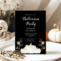 Söt svart pumpa Halloween-fest