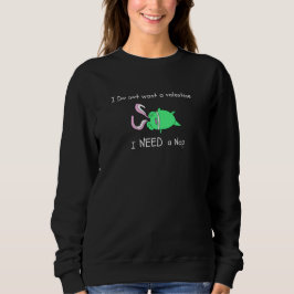 Söt sweatshirt rolig av en sömnberövad groda t shirt