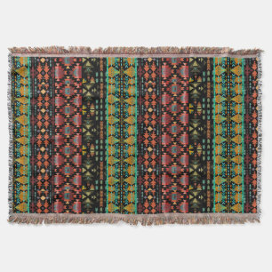 Söt sydvästra Stil Quilted Gräns Filt