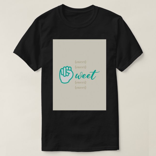 Söt T Shirt (Design framsida)