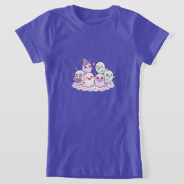 Söt T-Shirt för Barn med Spökvänner