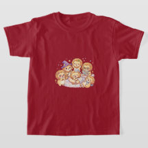 Söt T-Shirt för Barn med Valpvänner