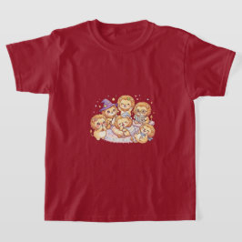 Söt T-Shirt för Barn med Valpvänner