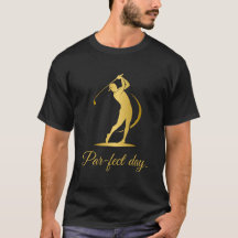 Söt t-shirt för golferer
