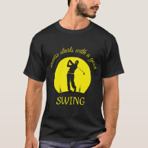 Söt t-shirt för golferer