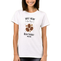 Söt T-shirt för kaffebönsälskare