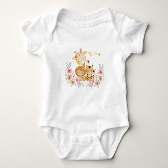Söt T-Shirt för Vilda Djur (Framsida)