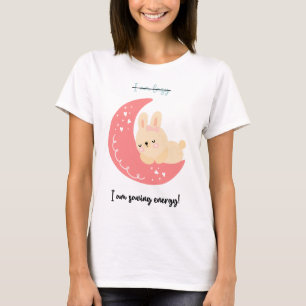 Söt T-Shirt Jag Sparar Energi!