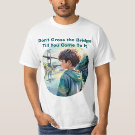 Söt T-shirt med citat från ordspråk om att inte ko