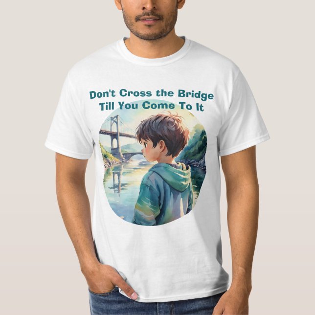 Söt T-shirt med citat från ordspråk om att inte ko (Framsida)