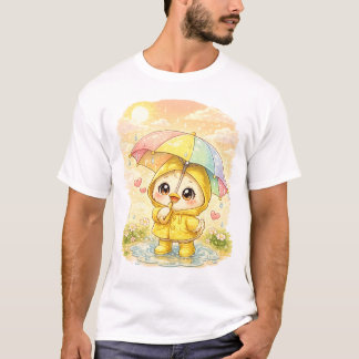 Söt T-shirt med pingvin för regnig dag 🐧🌧️