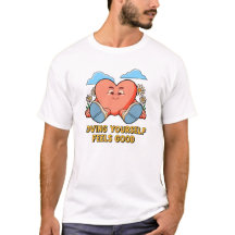 Söt T-shirt med självälskande hjärta | Älska dig s