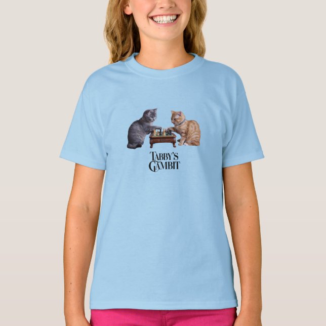 Söt Tabby-skämt Barn T-Shirt (Framsida)