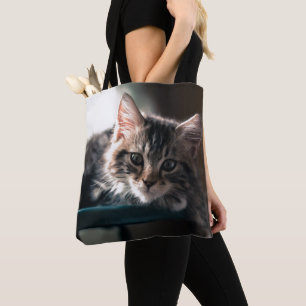 Söt Tabby Tygkasse