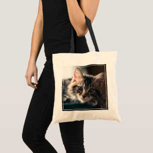 Söt Tabby Tygkasse